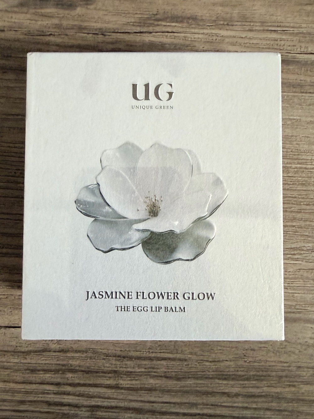 UG Jasmine Flower Glow Egg Lip Balm